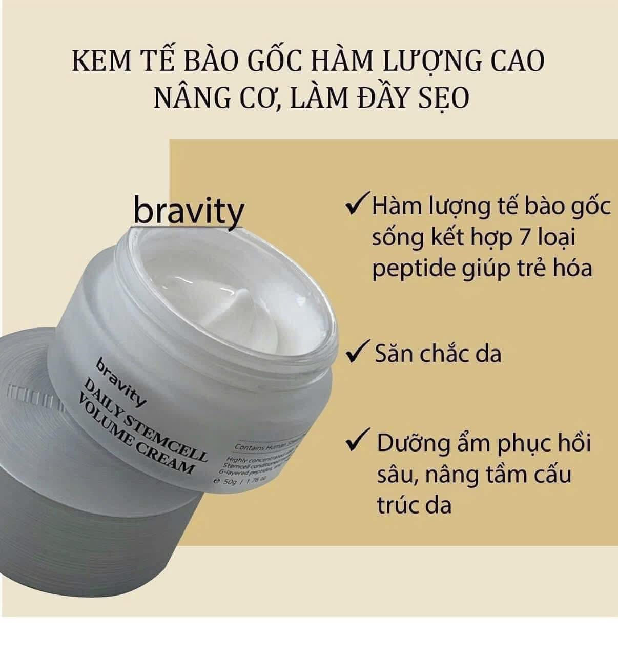 KEM BRAVITY TẾ BÀO GỐC